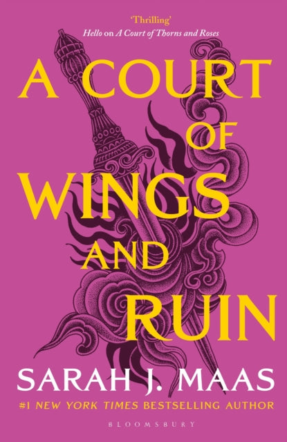 A Court of Wings and Ruin by Sarah J. Maas - Epic Fantasy Novel with Feyre in the War-Torn World of Prythian