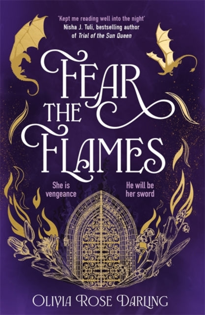 Fear the Flames by Olivia Rose Darling - Dark Fantasy Romance Book Cover