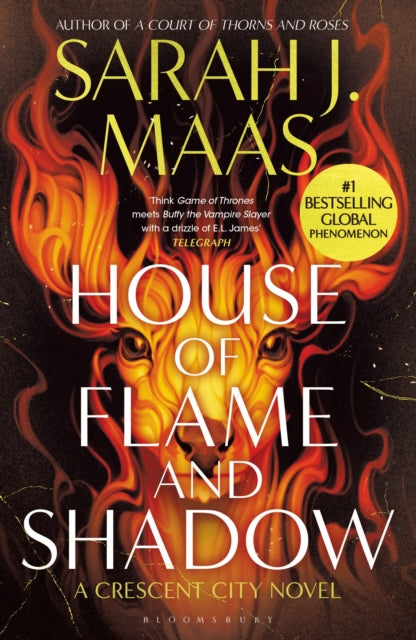 House of Flame and Shadows by Sarah J. Maas - Epic Fantasy Novel Cover