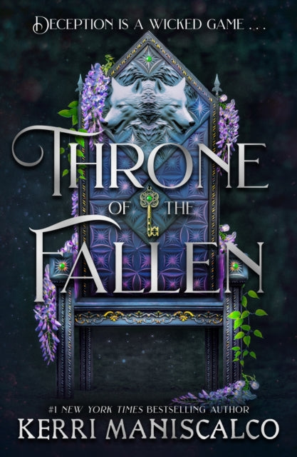 Throne of the Fallen by Kerri Maniscalco - Dark Fantasy Romance Novel - Cover Image