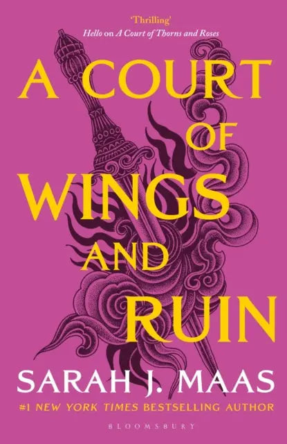 A Court of Wings and Ruin by Sarah J. Maas - Epic Fantasy Novel with Feyre in the War-Torn World of Prythian