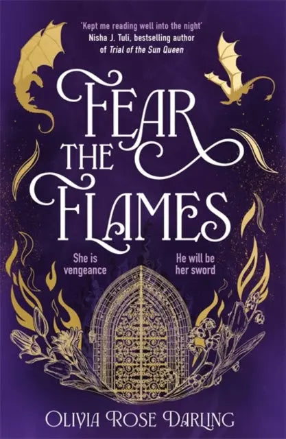 Fear the Flames by Olivia Rose Darling - Dark Fantasy Romance Book Cover