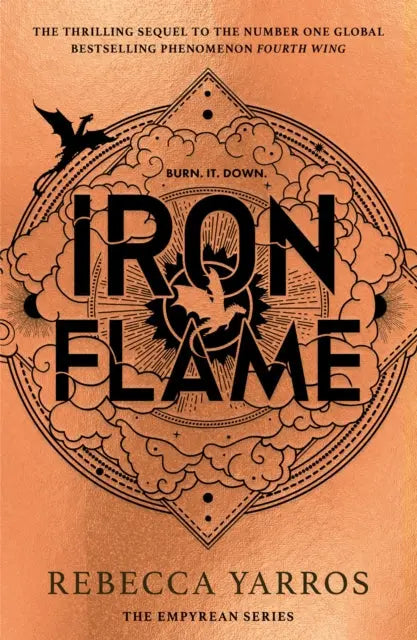 Iron Flame by Rebecca Yarros - A captivating romantic fantasy novel filled with adventure and powerful emotions