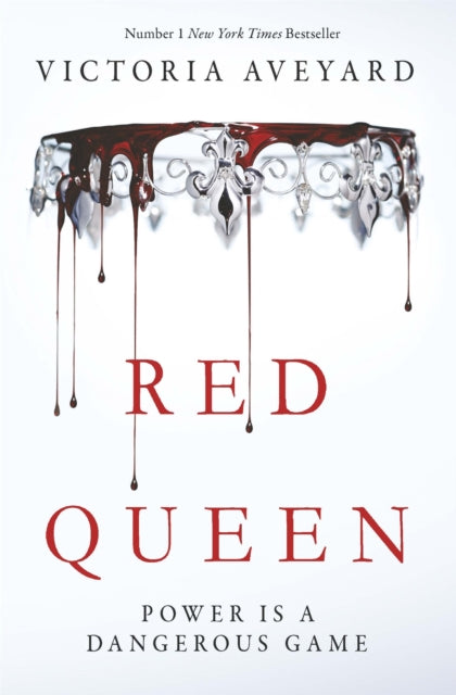 Book cover of Red Queen by Victoria Aveyard, featuring a powerful fantasy world of magic, rebellion, and social class struggles. A must-read for fans of dystopian fiction and YA fantasy.